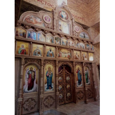 Иконостас лакированный,резной.6m/4,5m