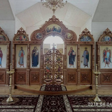 Иконостасы натуральное дерево+ДСП,лакированный под Дуб