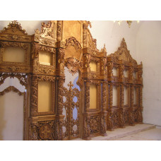 Иконостасы резные,лакированные,Барокко,10*4,5м