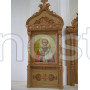 Киот напольный,резной из дерева Липа