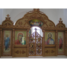 Иконостасы резные из дерева Липа